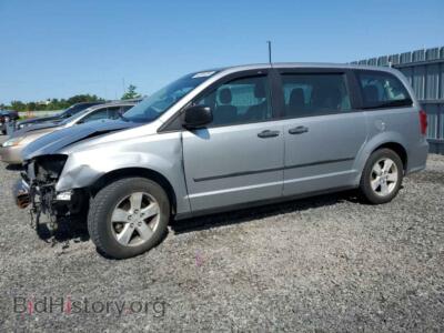 2013 Dodge CARAVAN SE, серый — VIN 2C4RDGBG1DR546185, Copart