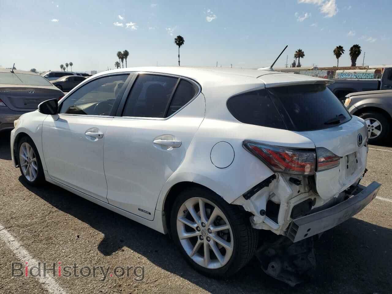 2012 LEXUS CT 200 - VIN: JTHKD5BH5C2106190 - Фото 2