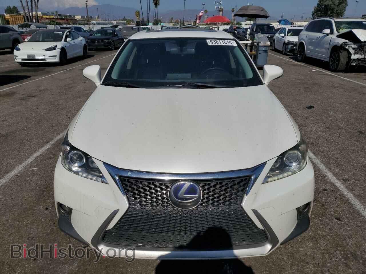 2012 LEXUS CT 200 - VIN: JTHKD5BH5C2106190 - Фото 5
