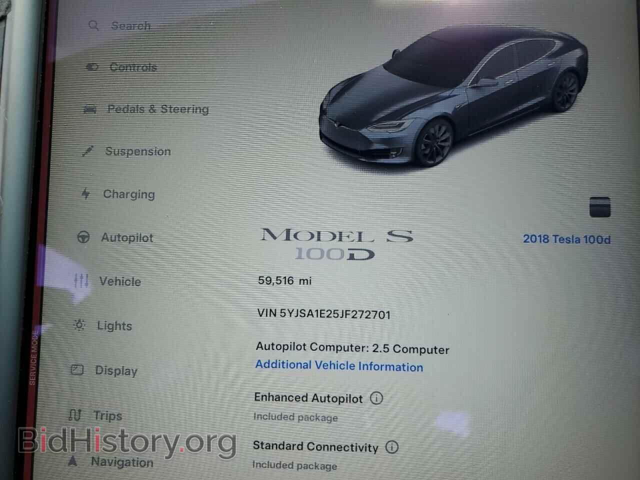 2018 TESLA MODEL S - VIN: 5YJSA1E25JF272701 - Фото 9