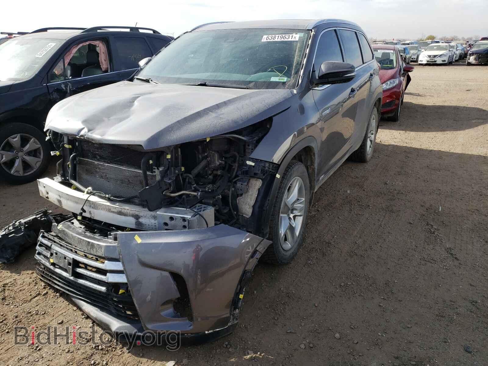 2017 TOYOTA HIGHLANDER - VIN: 5TDDGRFH8HS024408 - Фото 2