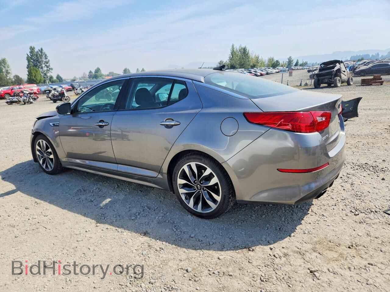 2015 KIA OPTIMA - VIN: 5XXGR4A63FG483943 - Фото 2