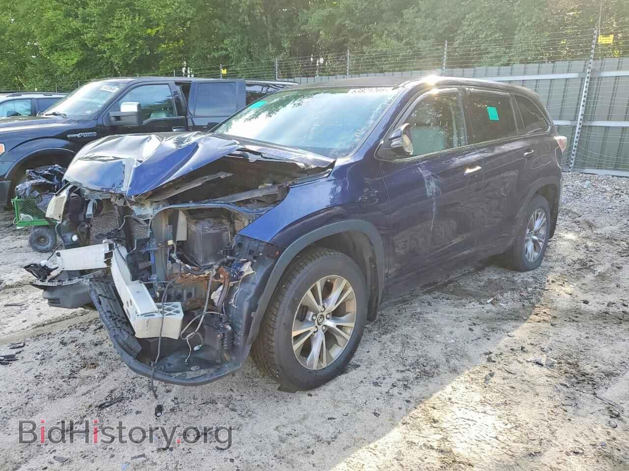 Photo 5TDBKRFH7GS314207 - TOYOTA HIGHLANDER 2016