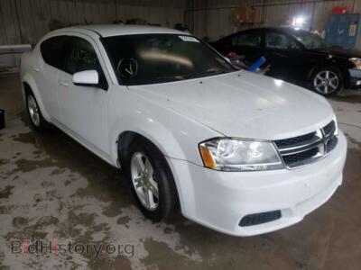 2011 Dodge AVENGER Avenger MA, white — VIN 1B3BD1FB6BN564819, Copart