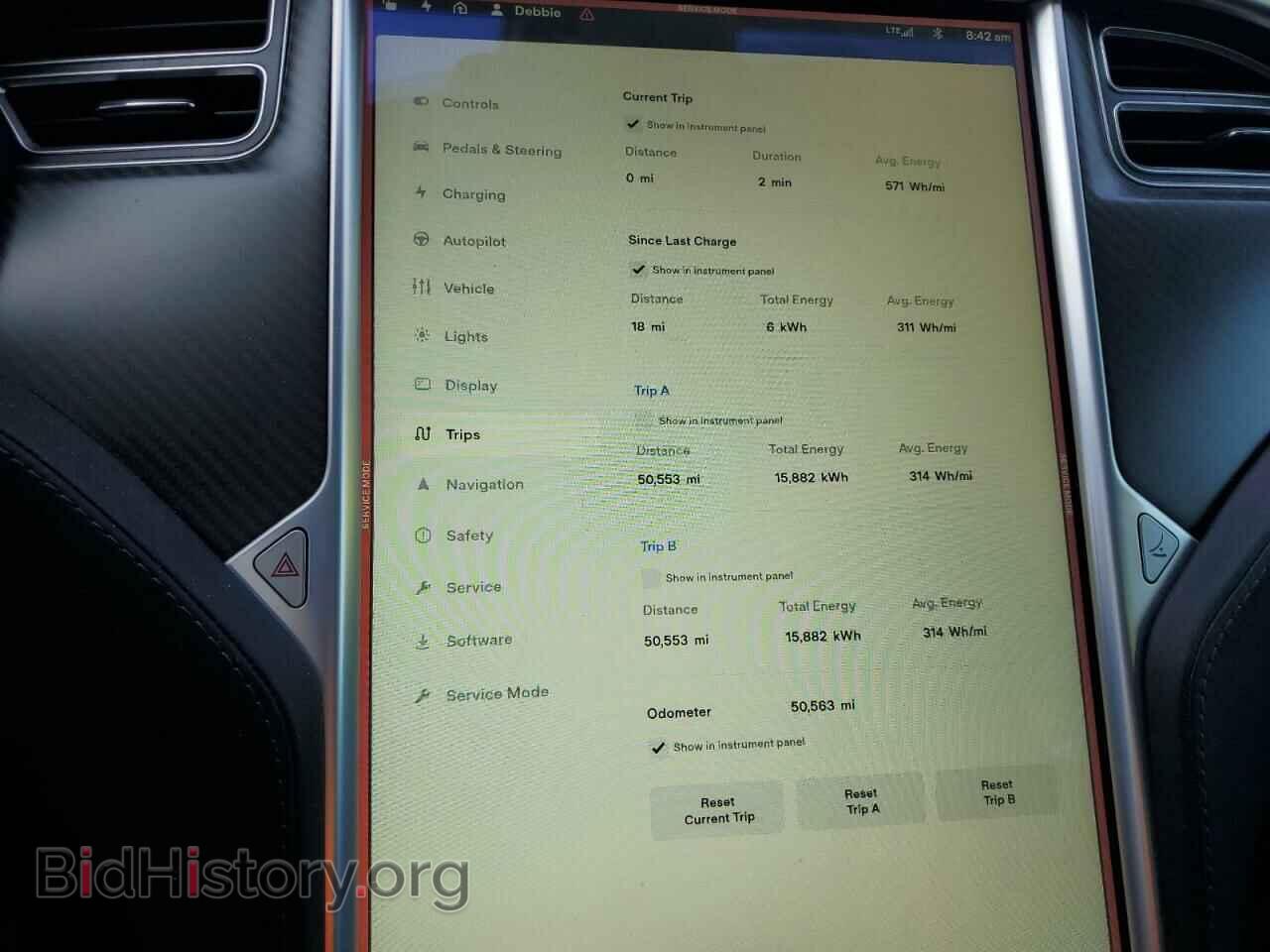 2015 TESLA MODEL S - VIN: 5YJSA1H23FF087288 - Фото 9