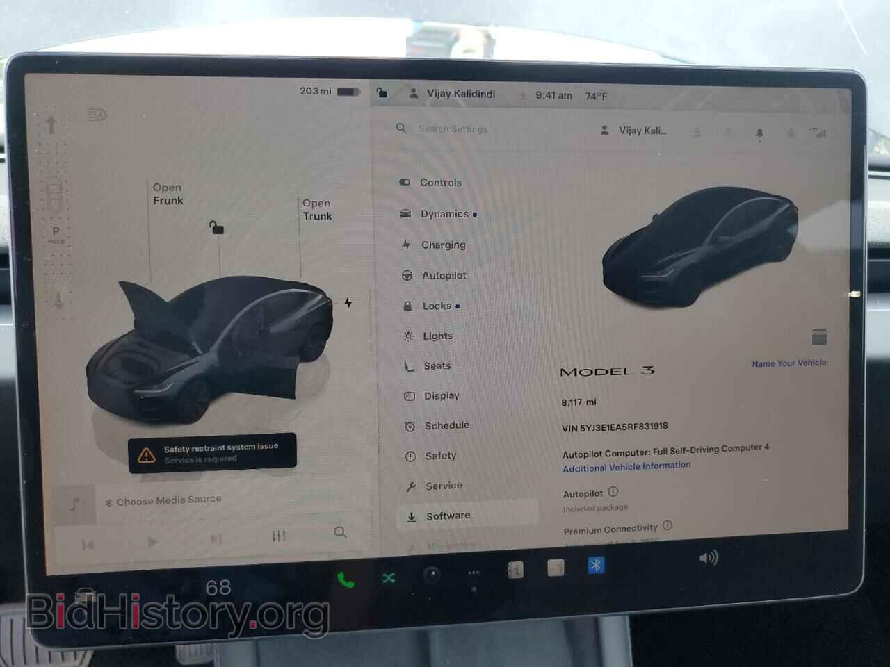 2024 TESLA MODEL 3 - VIN: 5YJ3E1EA5RF831918 - Photo 9