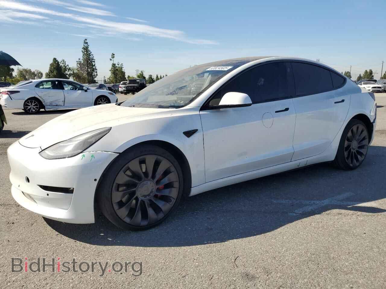 Photo 5YJ3E1EC1MF876249 - TESLA MODEL 3 2021