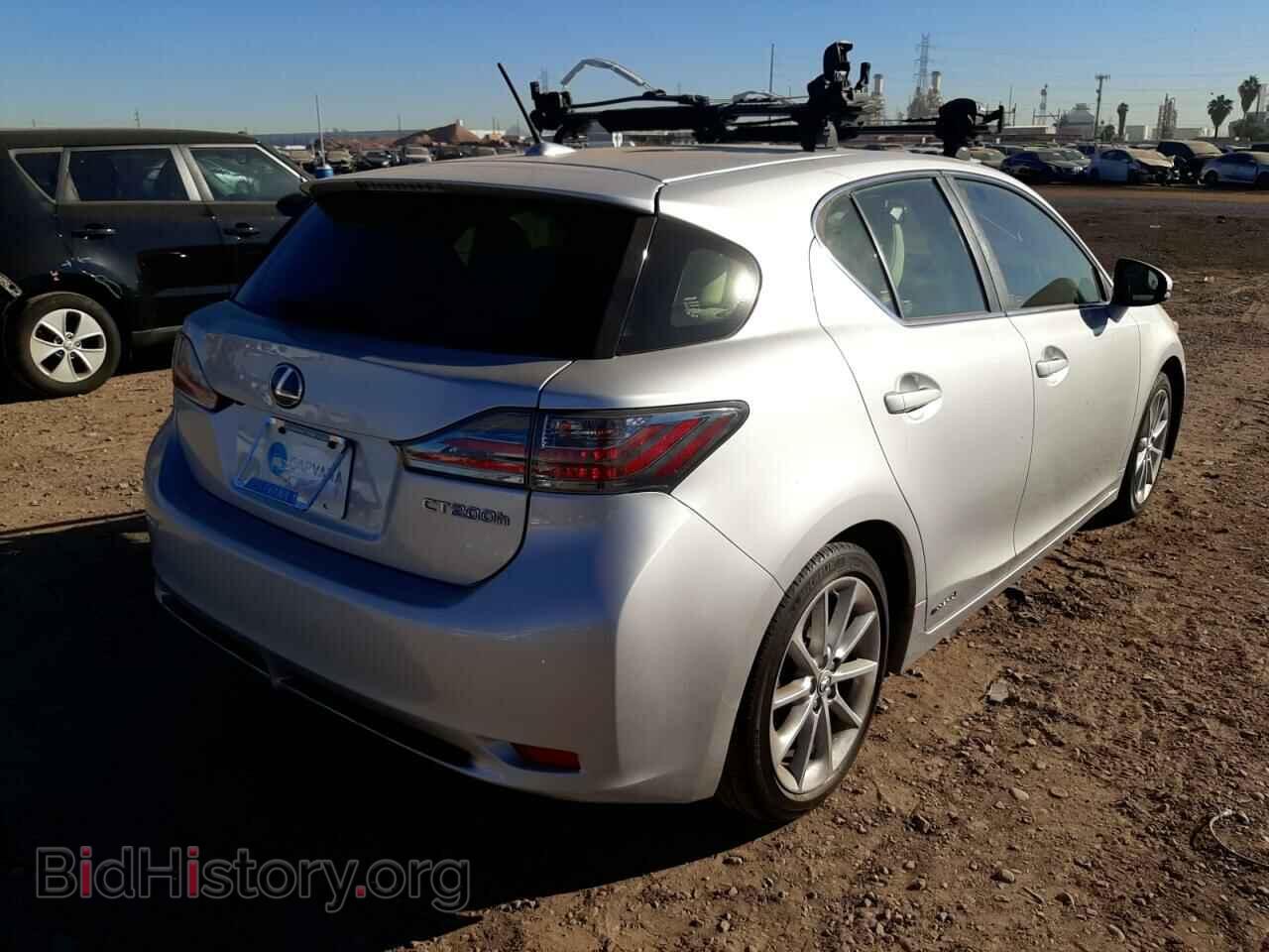 2012 LEXUS CT 200 - VIN: JTHKD5BH2C2082320 - Фото 4
