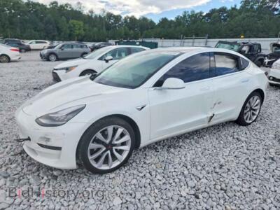 2020 Tesla MODEL 3, белый — VIN 5YJ3E1EA5LF797955, Copart