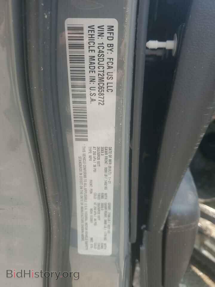 2021 DODGE DURANGO - VIN: 1C4SDJCT2MC658772 - Photo 13