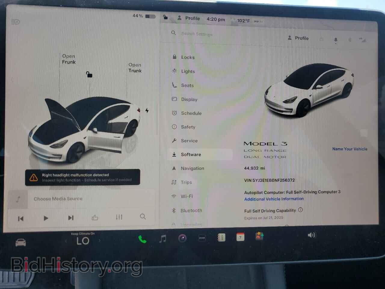 2022 TESLA MODEL 3 - VIN: 5YJ3E1EB0NF256372 - Photo 9