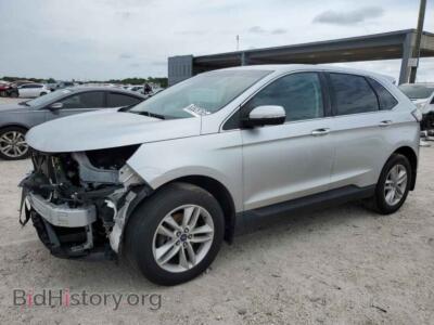 2018 Ford EDGE SEL, silver — VIN 2FMPK3J92JBC58135, Copart