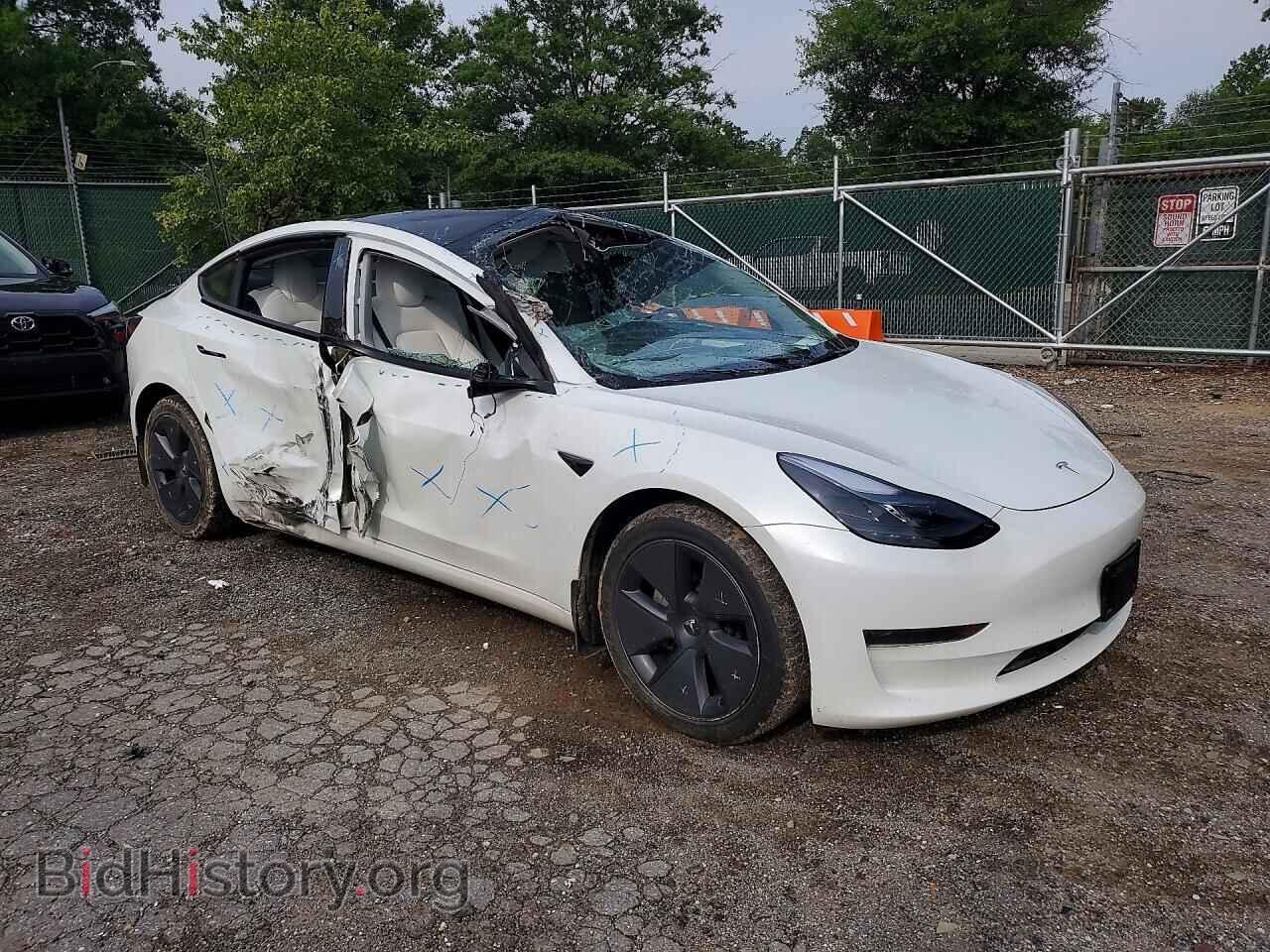 2022 TESLA MODEL 3 - VIN: 5YJ3E1EA8NF255039 - Фото 4