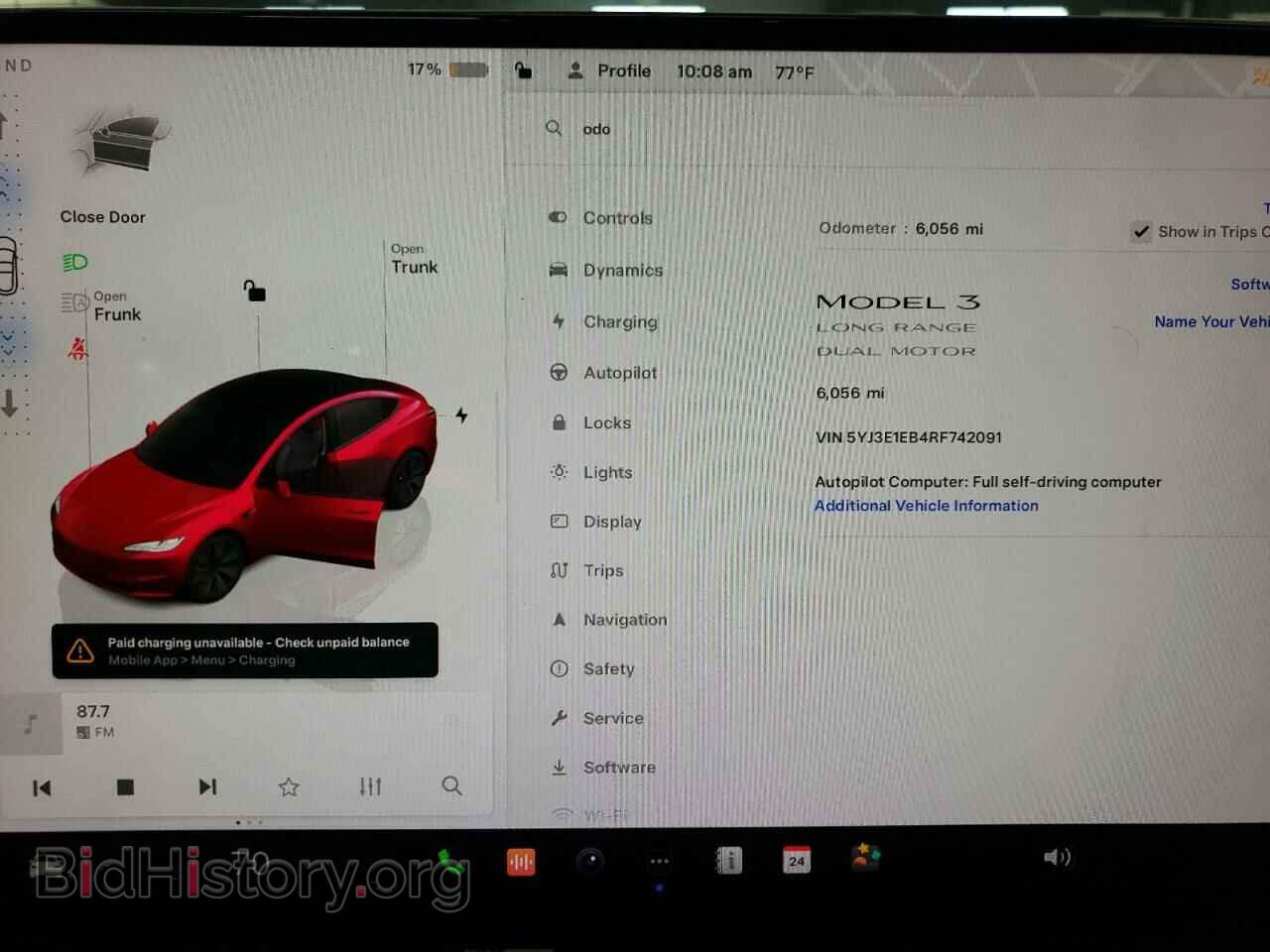 2024 TESLA MODEL 3 - VIN: 5YJ3E1EB4RF742091 - Фото 9