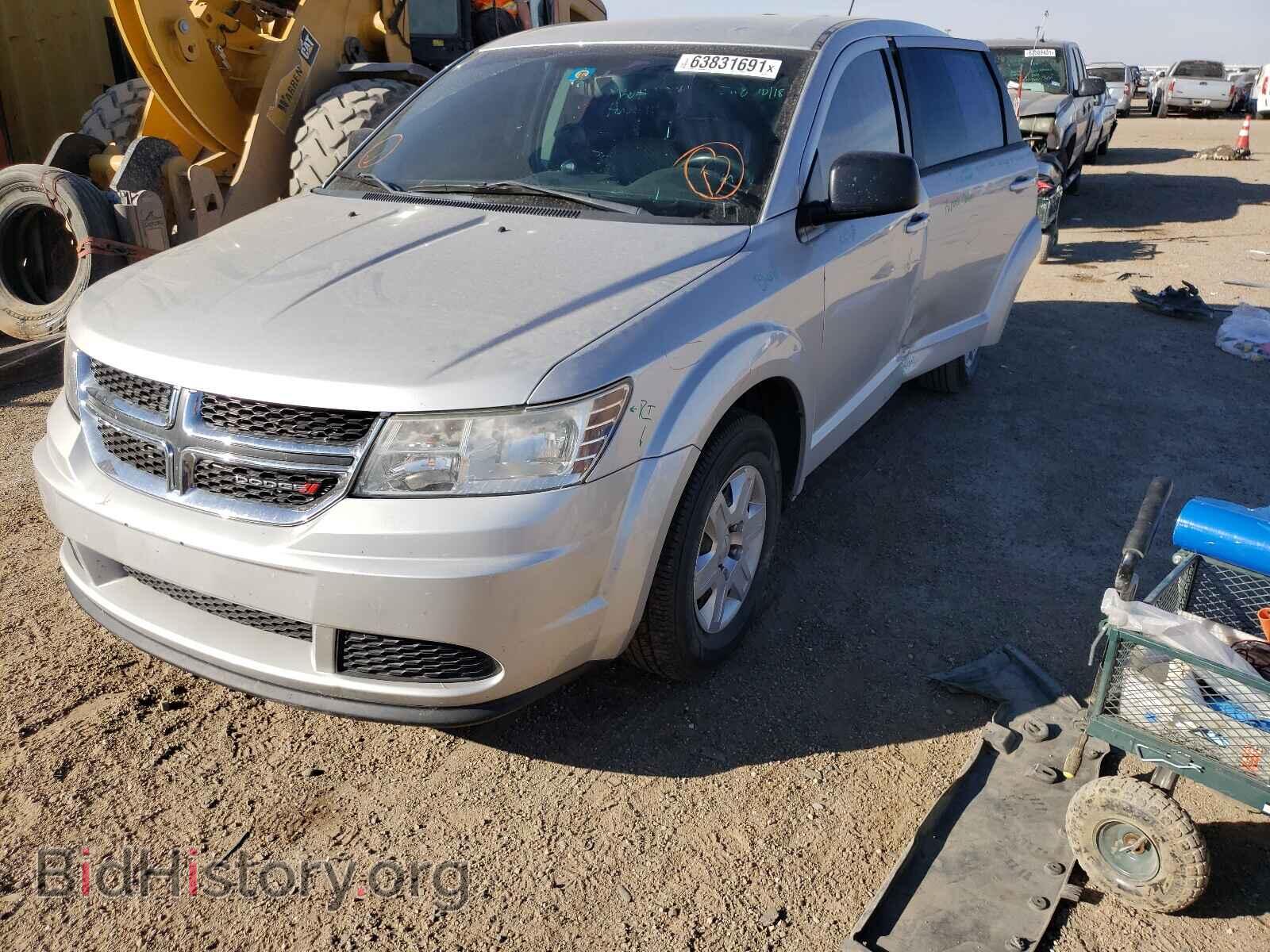 2012 DODGE JOURNEY - VIN: 3C4PDCABXCT388351 - Фото 2