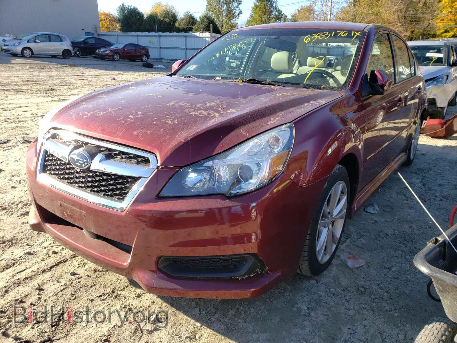 2014 SUBARU LEGACY - VIN: 4S3BMBD6XE3021175 - Фото 2