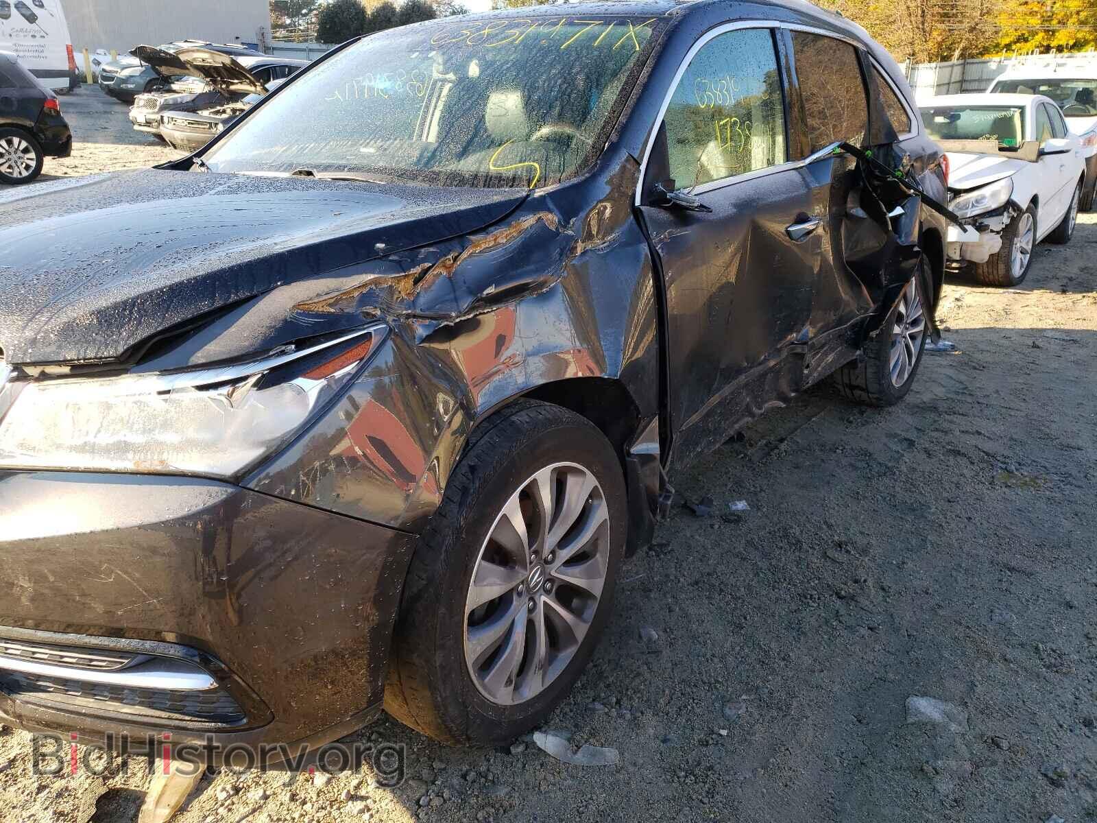 2014 ACURA MDX - VIN: 5FRYD4H66EB017965 - Фото 9