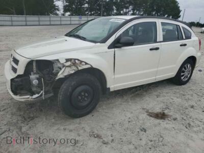 2007 Dodge CALIBER, белый — VIN 1B3HB28C77D126609, Copart