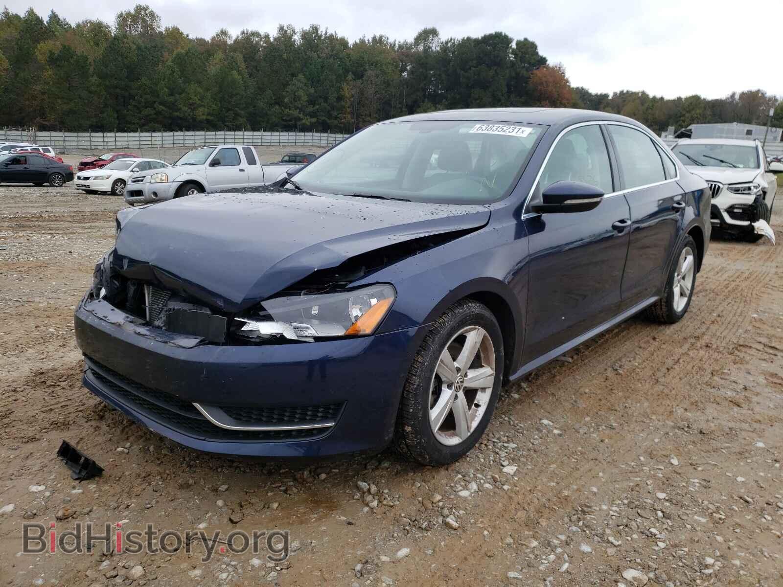 2012 VOLKSWAGEN PASSAT - VIN: 1VWBP7A3XCC032427 - Фото 2