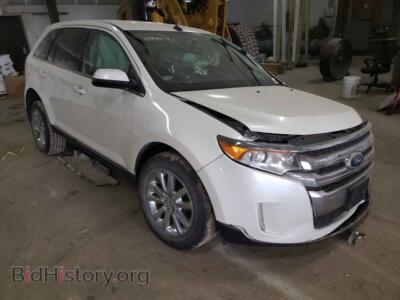 2014 Ford EDGE EDGE LIMIT, white — VIN 2FMDK4KC3EBB06695, Copart