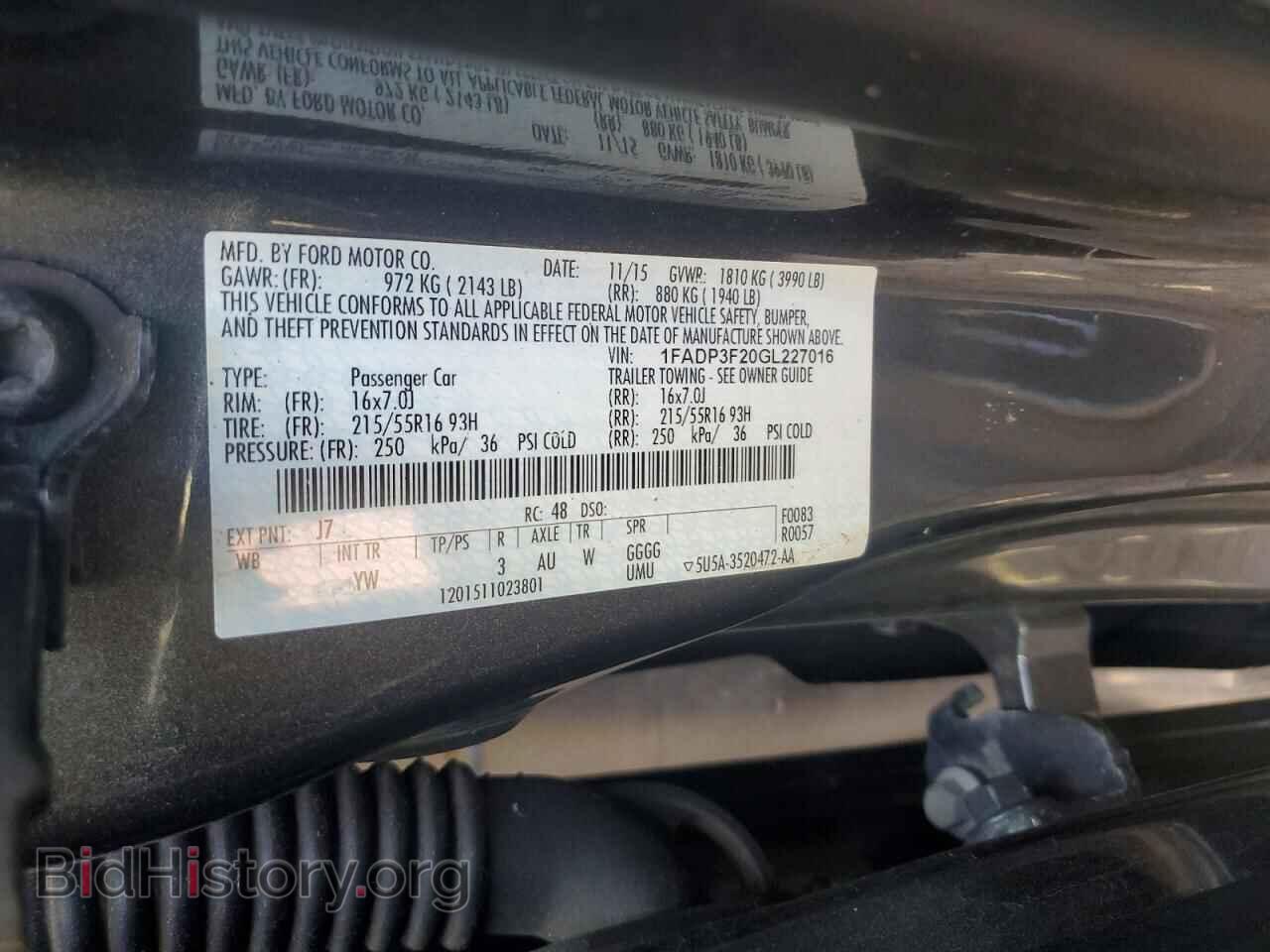 2016 FORD FOCUS - VIN: 1FADP3F20GL227016 - Photo 12