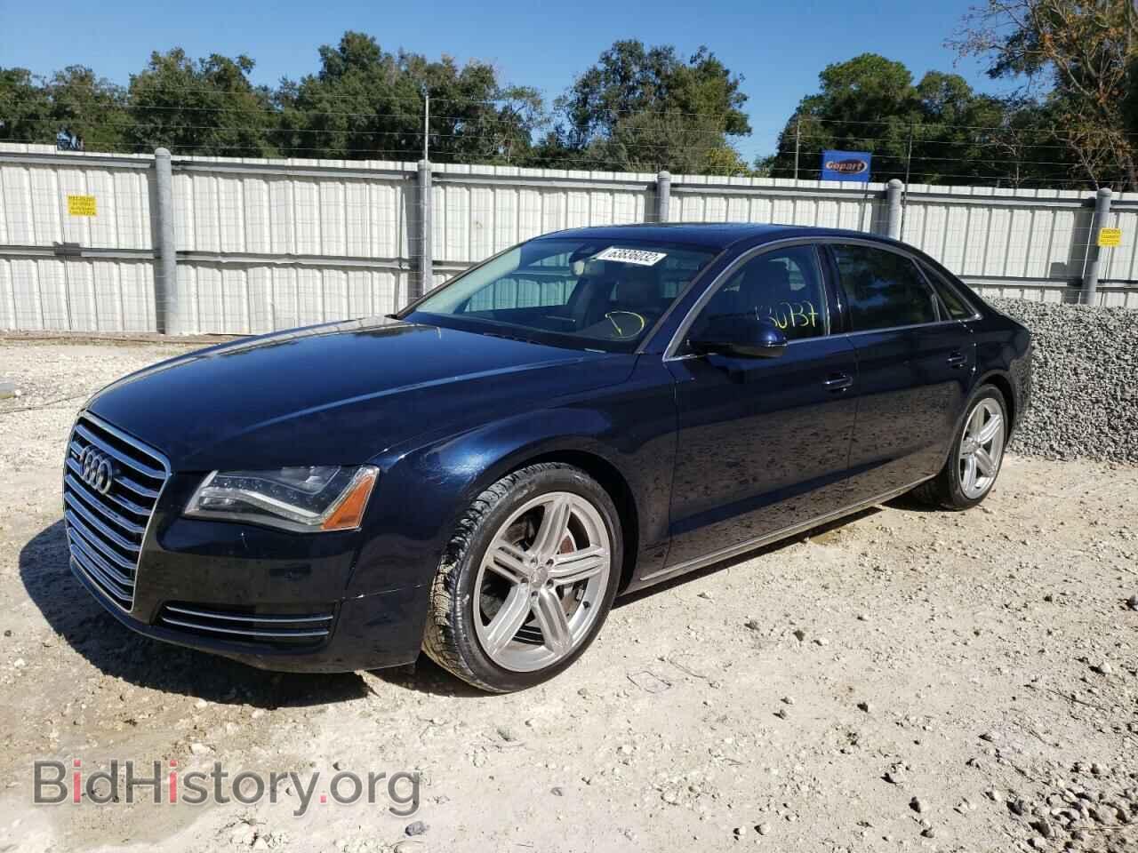 2013 AUDI A8 - VIN: WAURGAFD8DN000482 - Фото 2