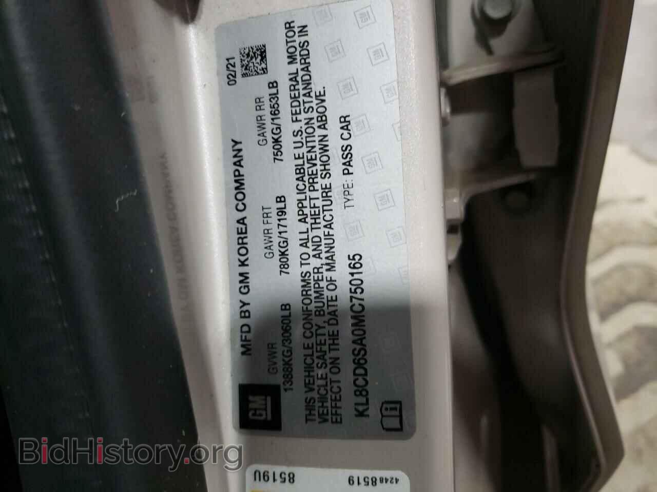 2021 CHEVROLET SPARK - VIN: KL8CD6SA0MC750165 - Фото 10