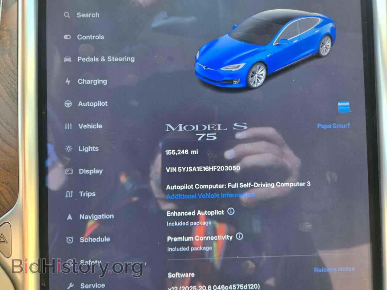2017 TESLA MODEL S - VIN: 5YJSA1E16HF203050 - Photo 9