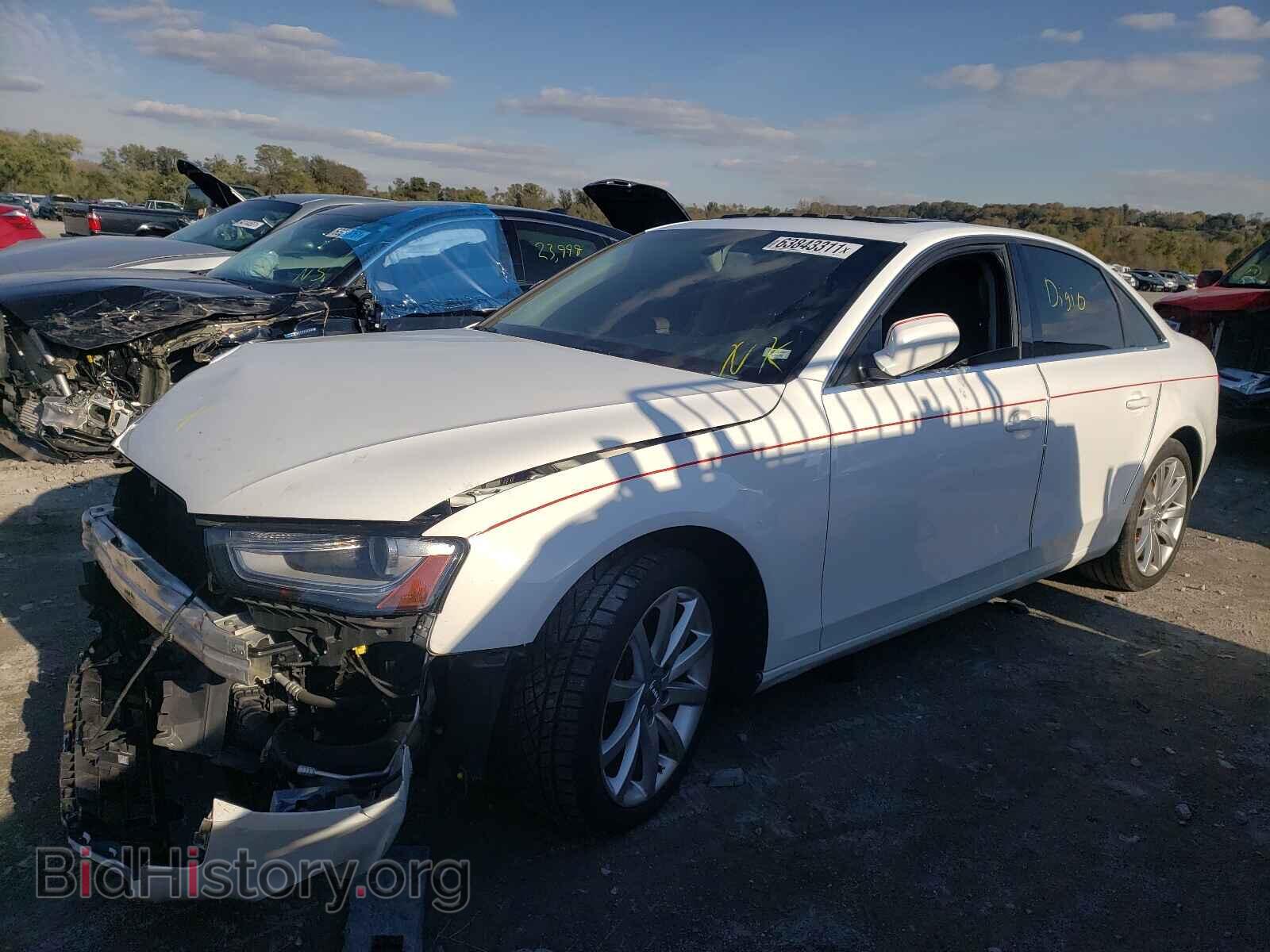 2013 AUDI A4 - VIN: WAUFFAFL3DN047187 - Фото 2