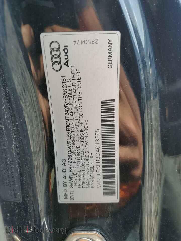 2013 AUDI A5 - VIN: WAULFAFR3DA013555 - Photo 12