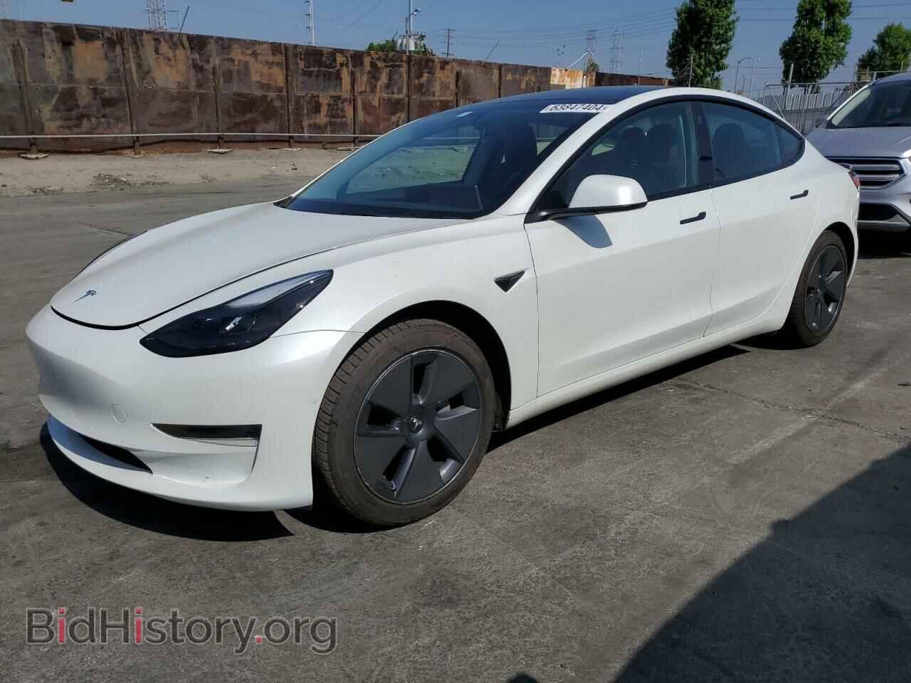 Photo 5YJ3E1EA0NF123022 - TESLA MODEL 3 2022