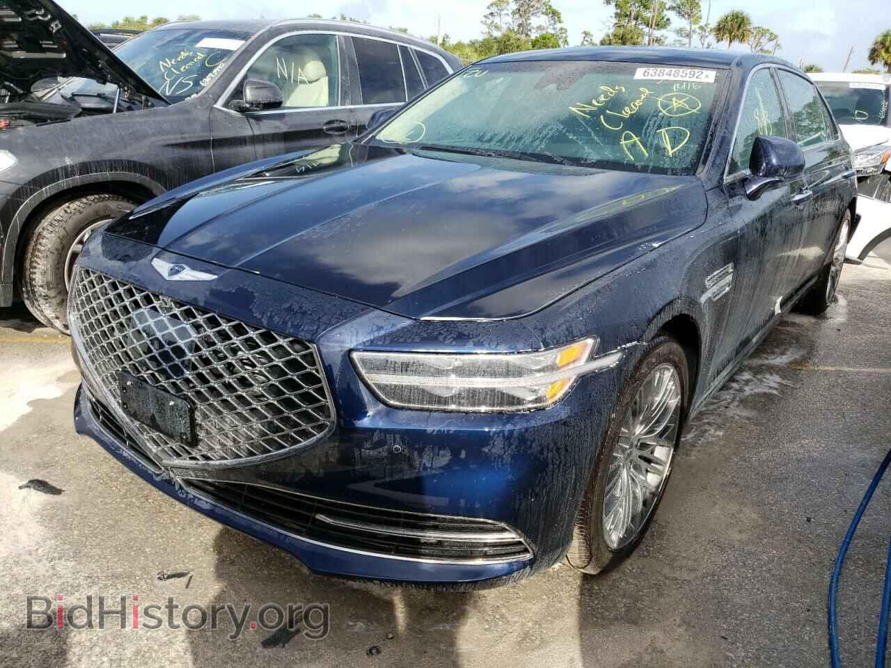 2022 GENESIS G90 - VIN: KMTF54PH8NU093317 - Фото 2