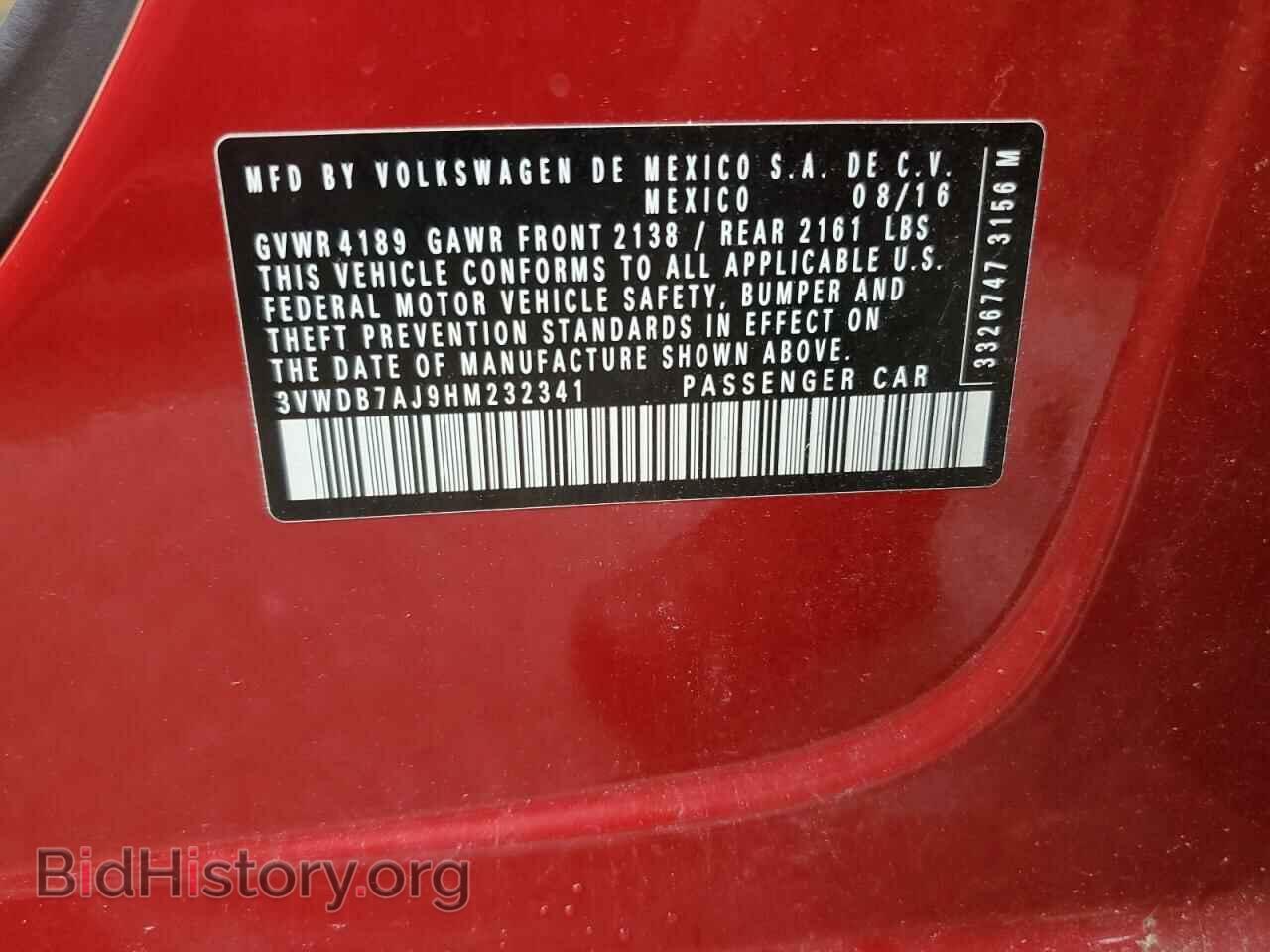 2017 VOLKSWAGEN JETTA - VIN: 3VWDB7AJ9HM232341 - Фото 13