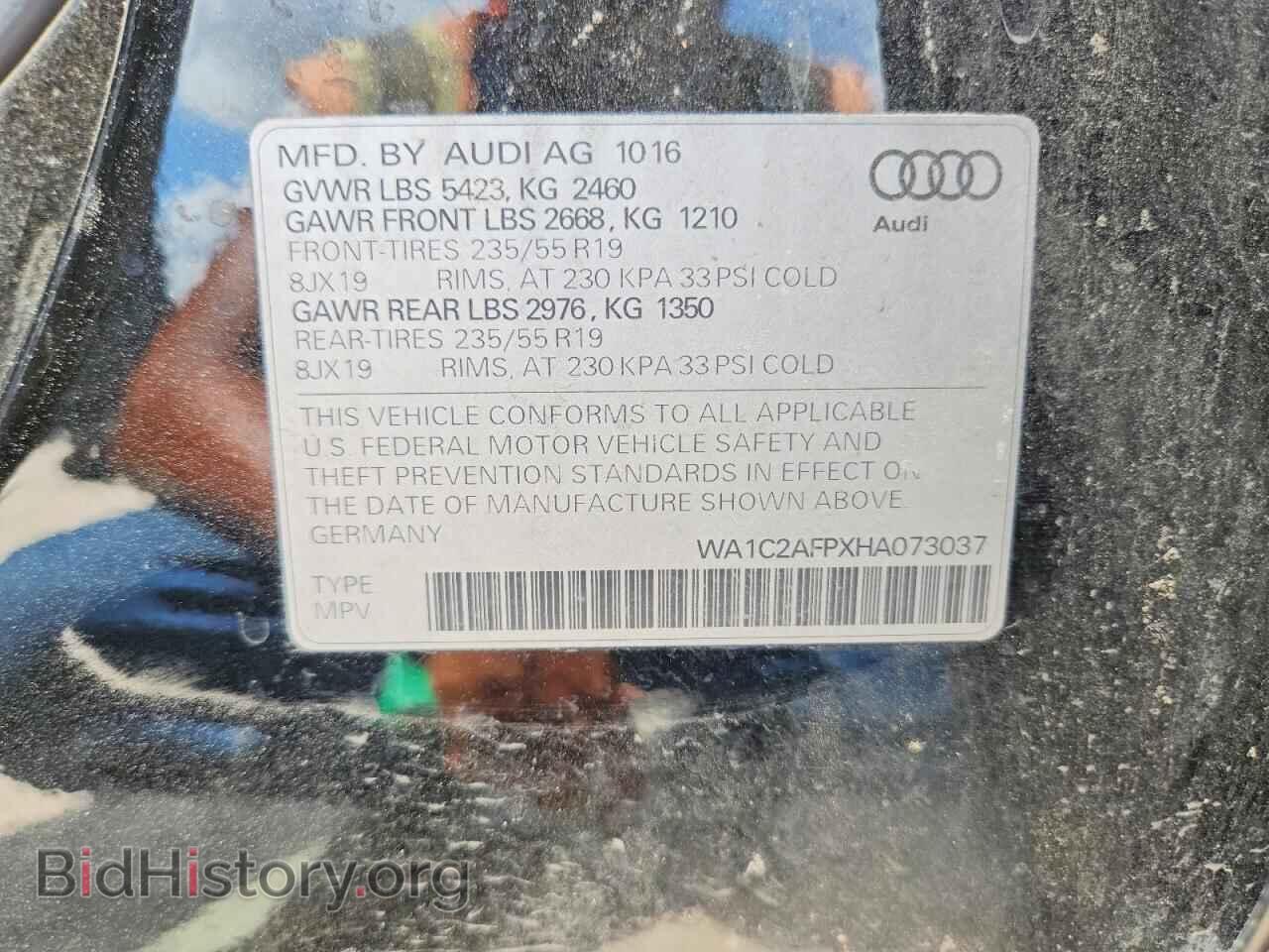 2017 AUDI Q5 - VIN: WA1C2AFPXHA073037 - Photo 13