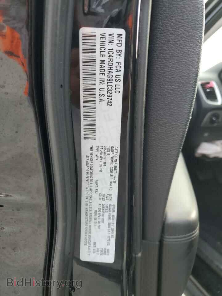 2020 DODGE DURANGO - VIN: 1C4RDHAG9LC329742 - Фото 12