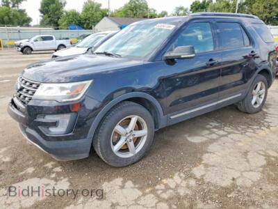 2017 Ford EXPLORER XLT, черный — VIN 1FM5K8D81HGD98056, Copart