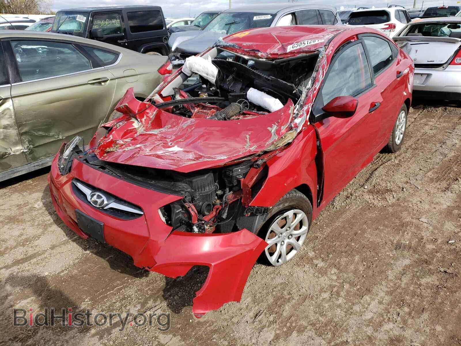 2012 HYUNDAI ACCENT - VIN: KMHCT4AE6CU087949 - Фото 2