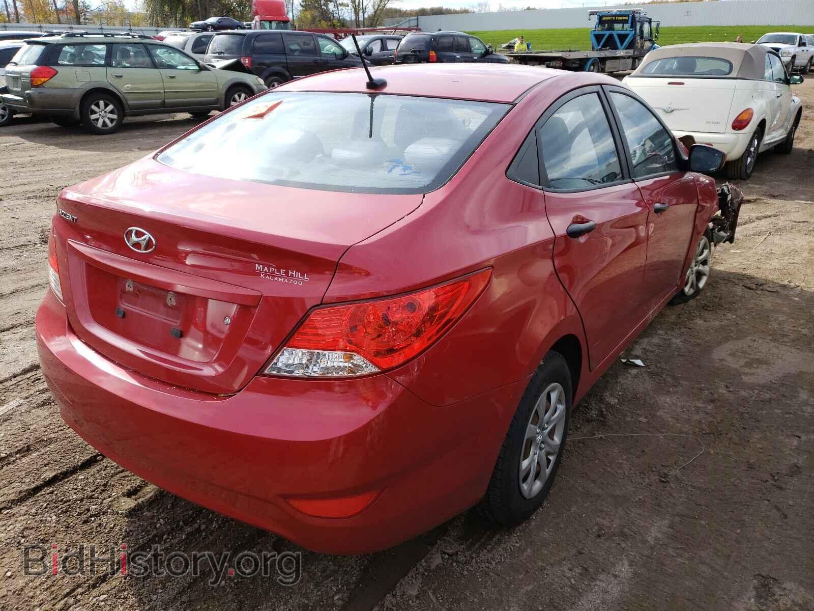 2012 HYUNDAI ACCENT - VIN: KMHCT4AE6CU087949 - Фото 4