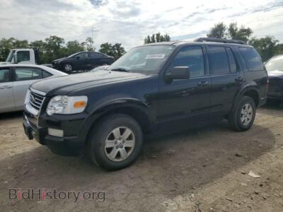 2010 Ford EXPLORER XLT, черный — VIN 1FMEU7DEXAUA62570, Copart
