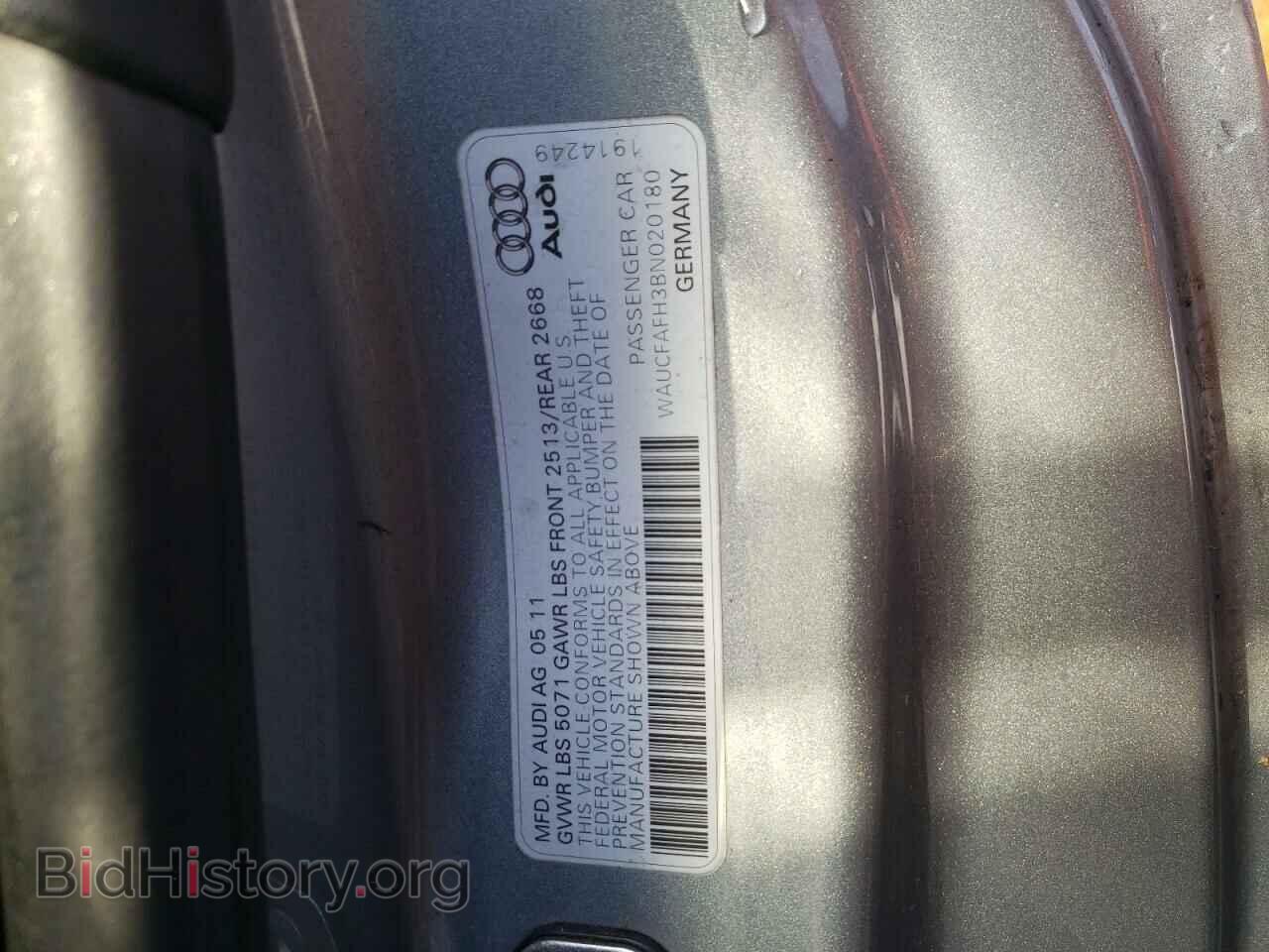 2011 AUDI A5 - VIN: WAUCFAFH3BN020180 - Photo 10