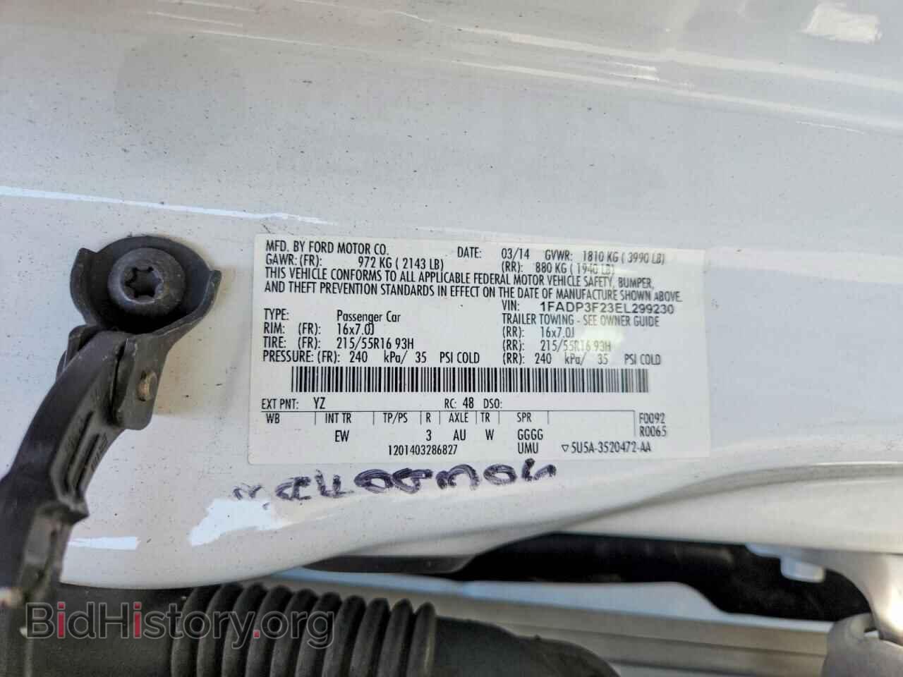 2014 FORD FOCUS - VIN: 1FADP3F23EL299230 - Photo 12