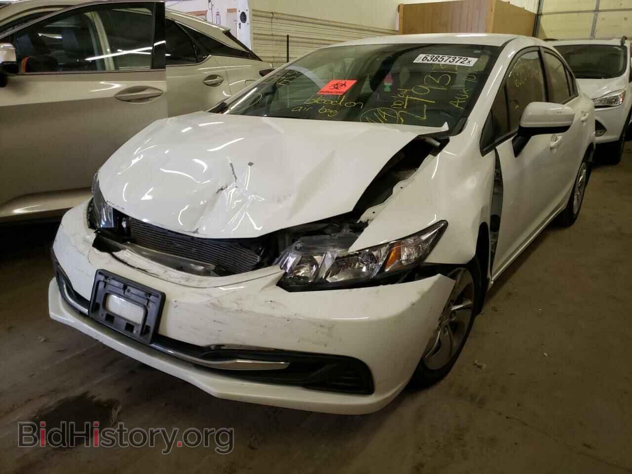 2014 HONDA CIVIC - VIN: 2HGFB2F51EH503785 - Фото 2