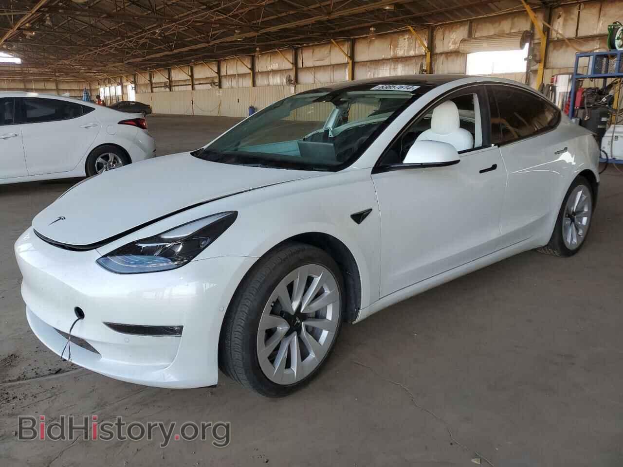 Photo 5YJ3E1EB5NF352692 - TESLA MODEL 3 2022