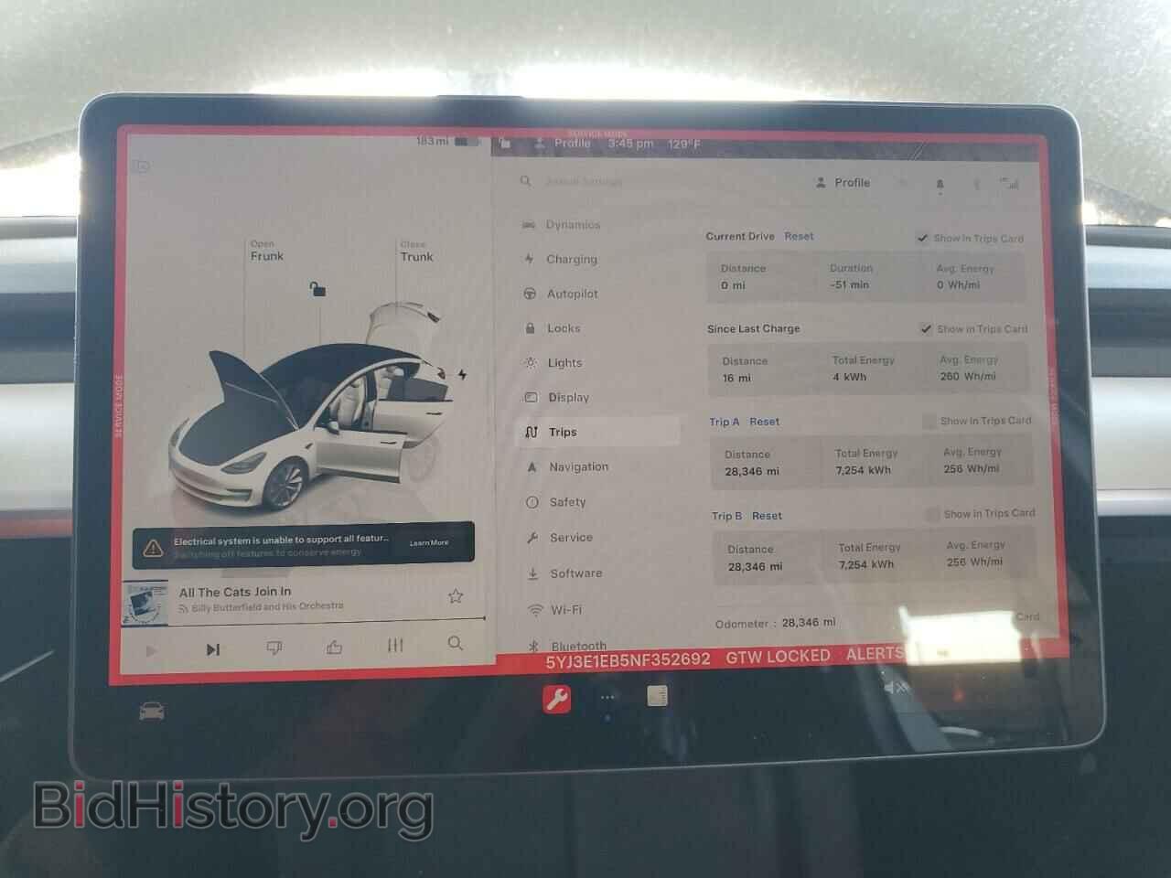 2022 TESLA MODEL 3 - VIN: 5YJ3E1EB5NF352692 - Фото 9
