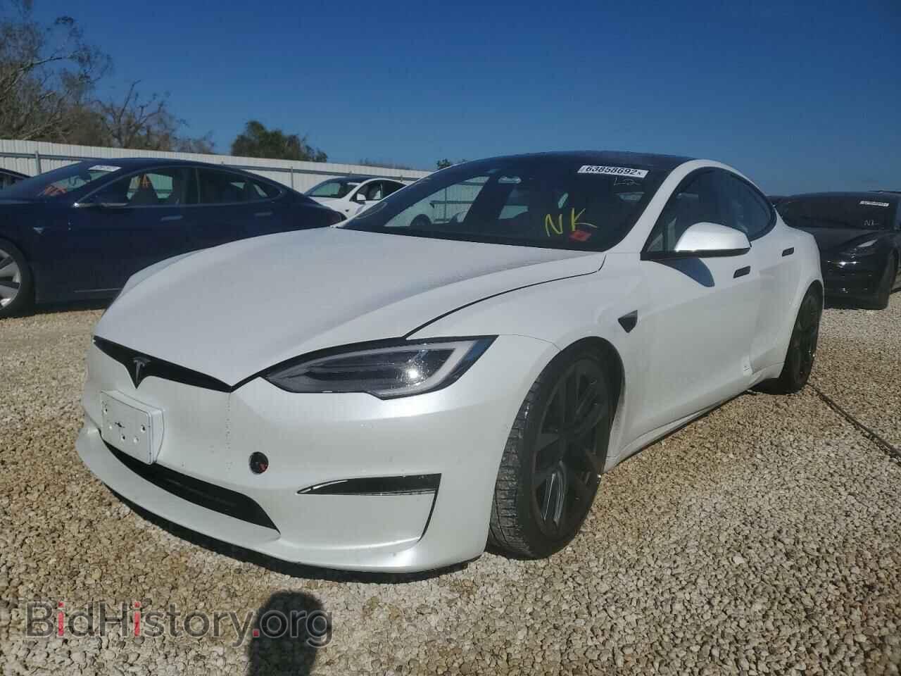 2021 TESLA MODEL S - VIN: 5YJSA1E58MF436070 - Фото 2