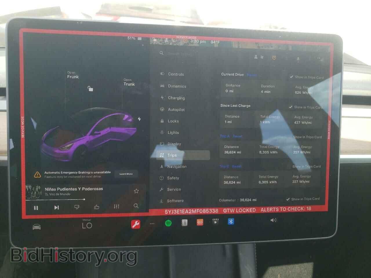 2021 TESLA MODEL 3 - VIN: 5YJ3E1EA2MF085338 - Фото 9