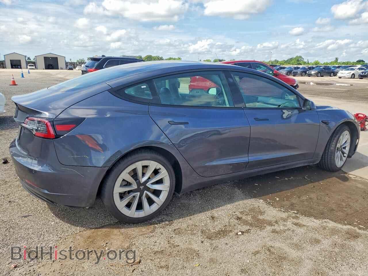2022 TESLA MODEL 3 - VIN: 5YJ3E1EA0NF370668 - Фото 3