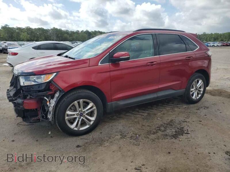 2015 Ford EDGE SEL (VIN 2FMTK4J84FBC22000) — фото 1 из 15, Copart, повреждение: передняя часть