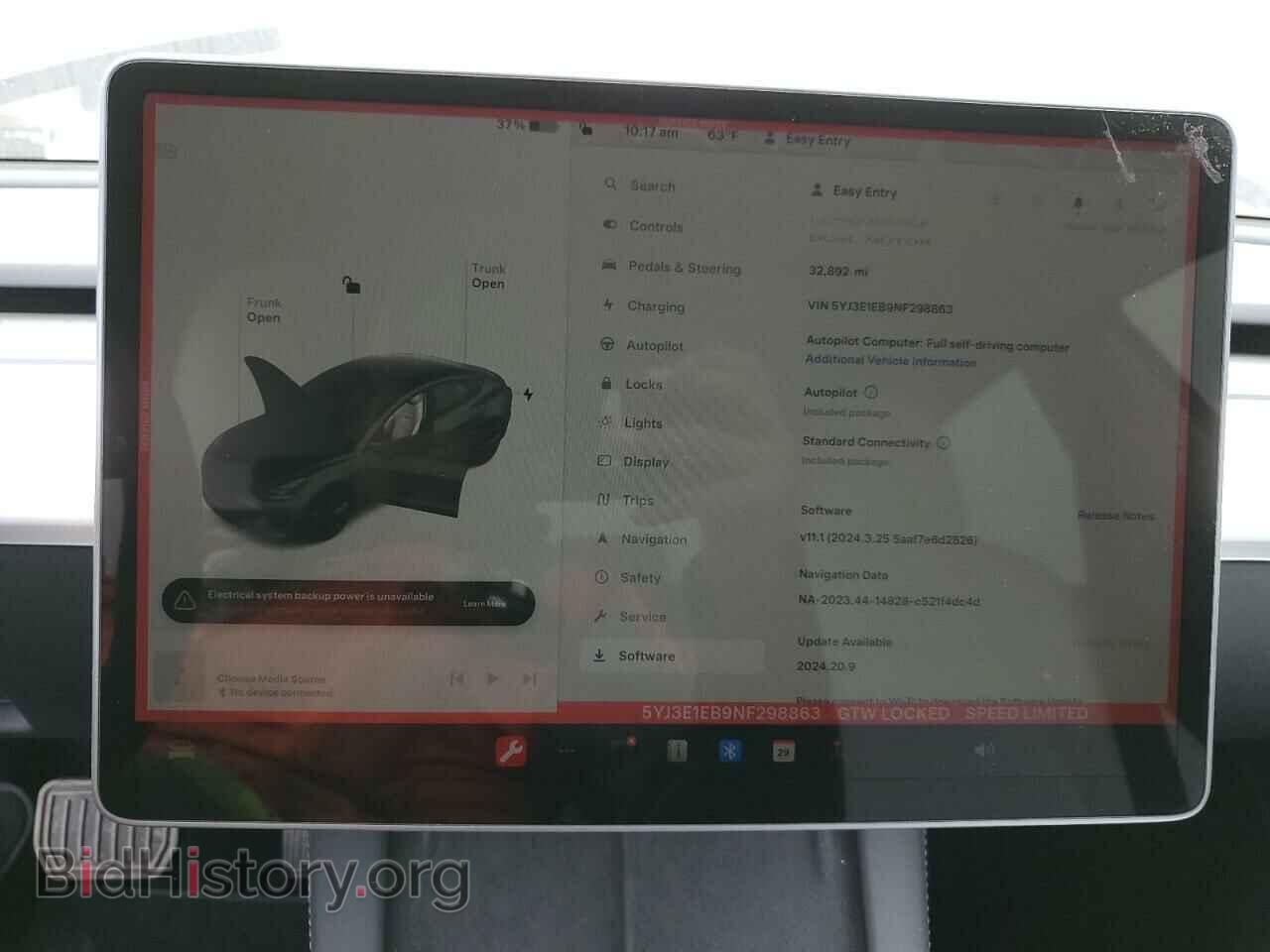 2022 TESLA MODEL 3 - VIN: 5YJ3E1EB9NF298863 - Фото 9