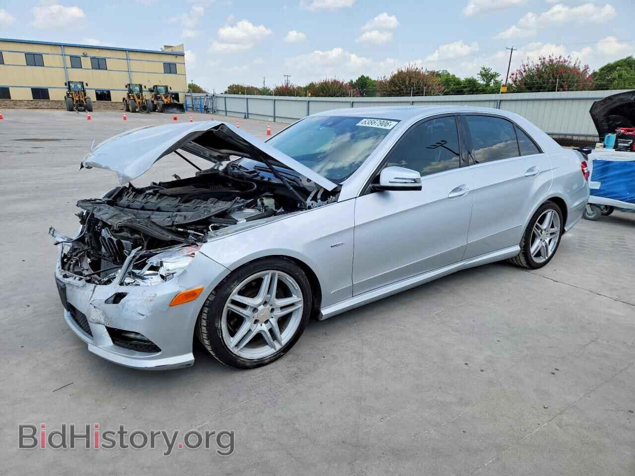 Photo WDDHF5KB6CA587922 - MERCEDES-BENZ E-CLASS 2012